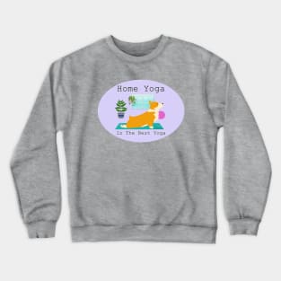 Home Yoga Corgi Crewneck Sweatshirt